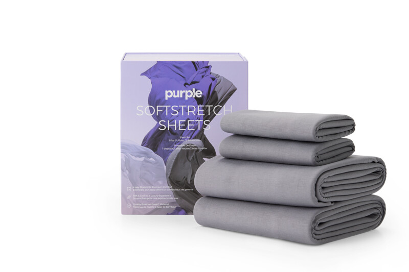 Purple Soft Stretch Sheets