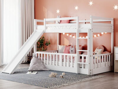 Functional Bunk Bed & Convertible Ladder And Slide