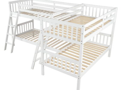 L Shaped Bunk Bed With Ladder