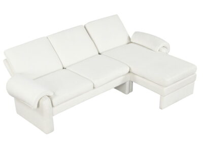 Convertible Futon Sofa Bed With Adjustable Backrest, Reversible Chaise Lounge And 2 Removable Armrest Pillows