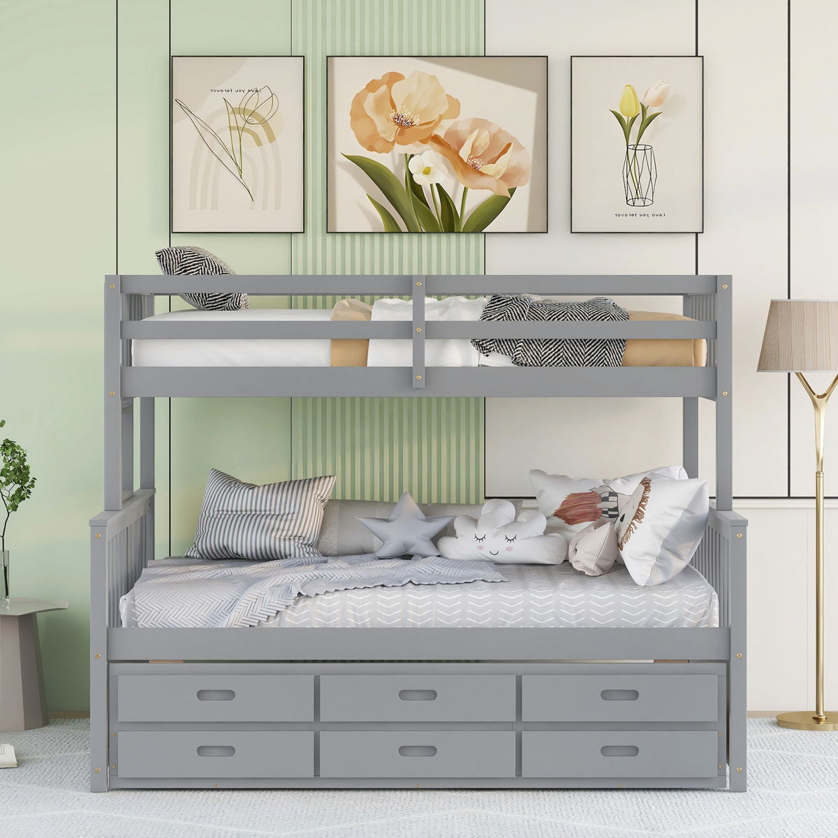 Bunk Bed With Twin Size Trundle And Drawers - Image 2