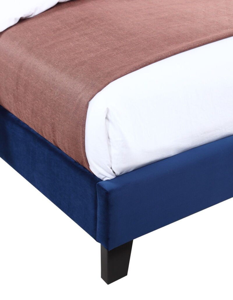 Luma - Queen Upholstered Bed - Blue - Image 2