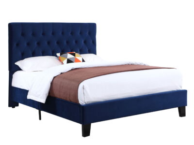 Luma - Queen Upholstered Bed - Blue