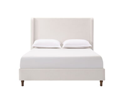 Harper - Tall Headboard Upholstered Bed / High Headboard / Elegant Simplicity / No Box Spring Needed