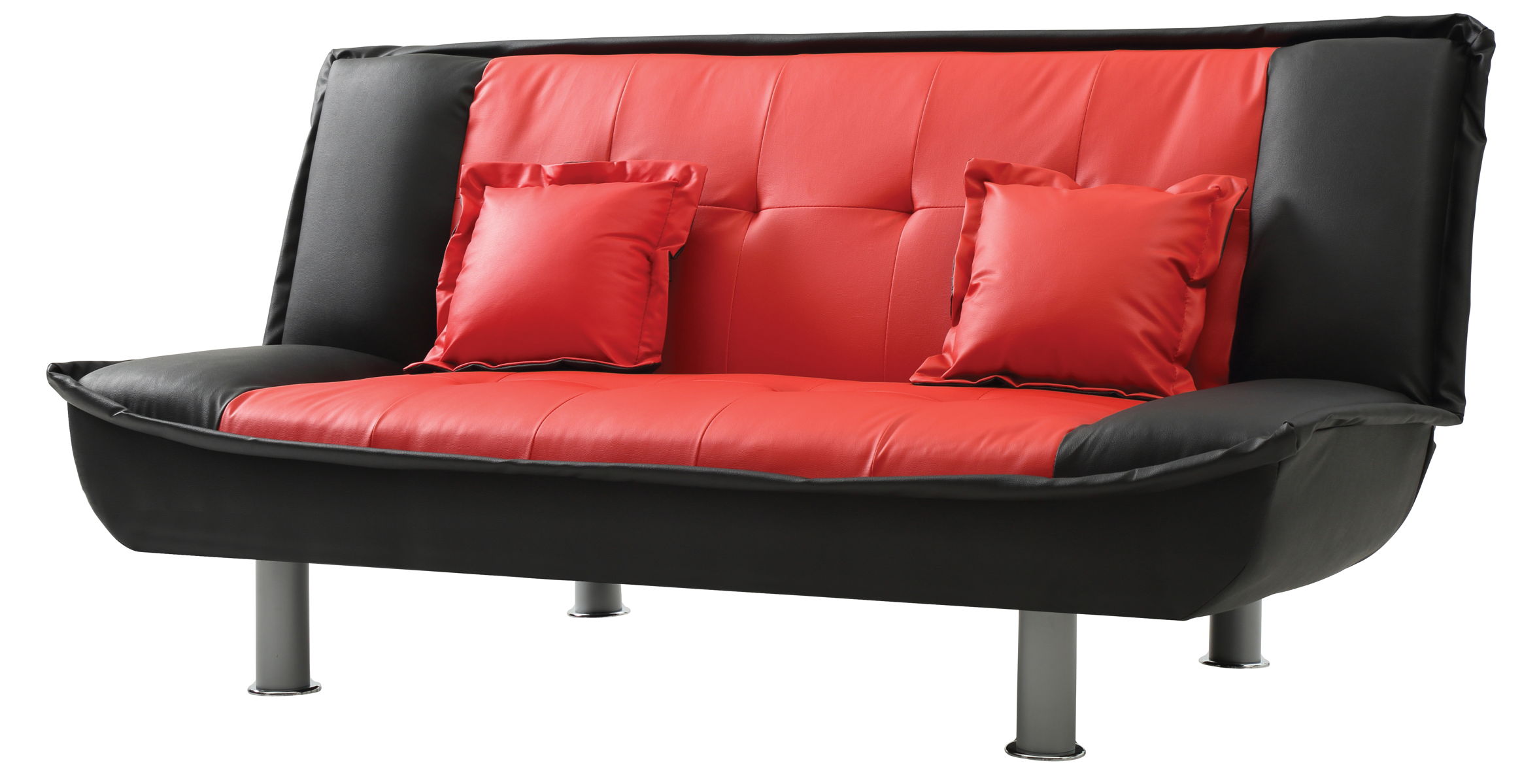 Lionel - Modern Design Sofa Bed - Black - Image 2
