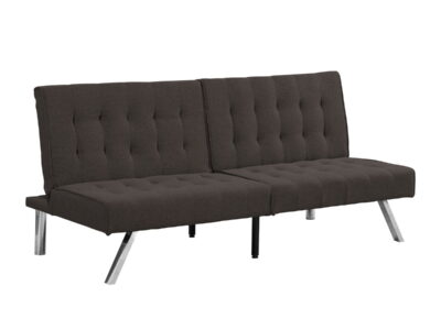 Modern Sofa Bed With Wood Frame And Stainless Legs