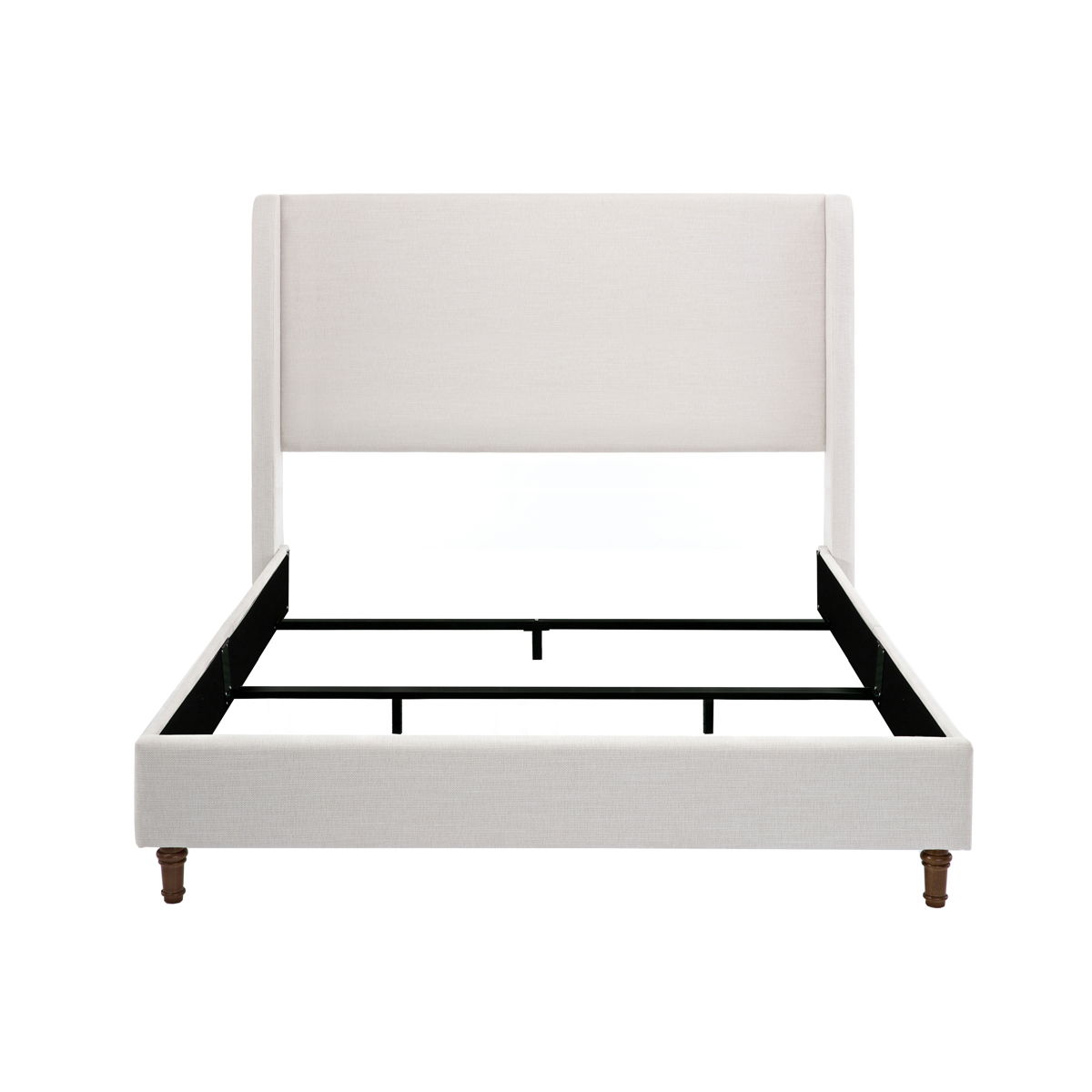 Hayden - Upholstered Wingback Bed With Tall Headboard