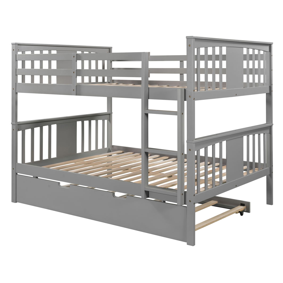 Bunk Bed With Ladder For Bedroom, Guest Room Furniture - Image 4