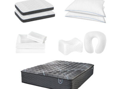 Comfort Care - Hybrid Restful Nights Firm Mattress,12 Piece Comfort Bedding Pack