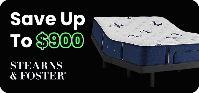 Save up to $900 on Stearns & Foster Mattresses