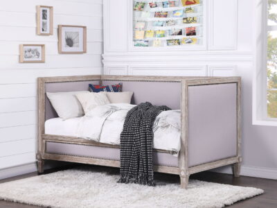 Charlton - Twin Daybed - Beige / Weathered Oak