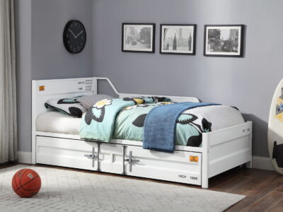 Cargo - Twin Daybed With Trundle - White