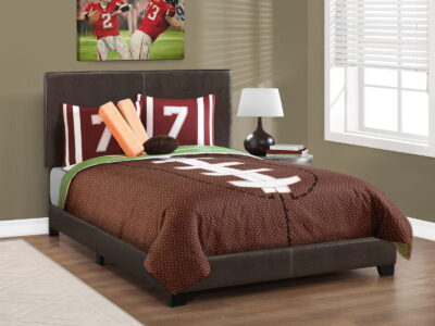 Bed, Upholstered, Transitional