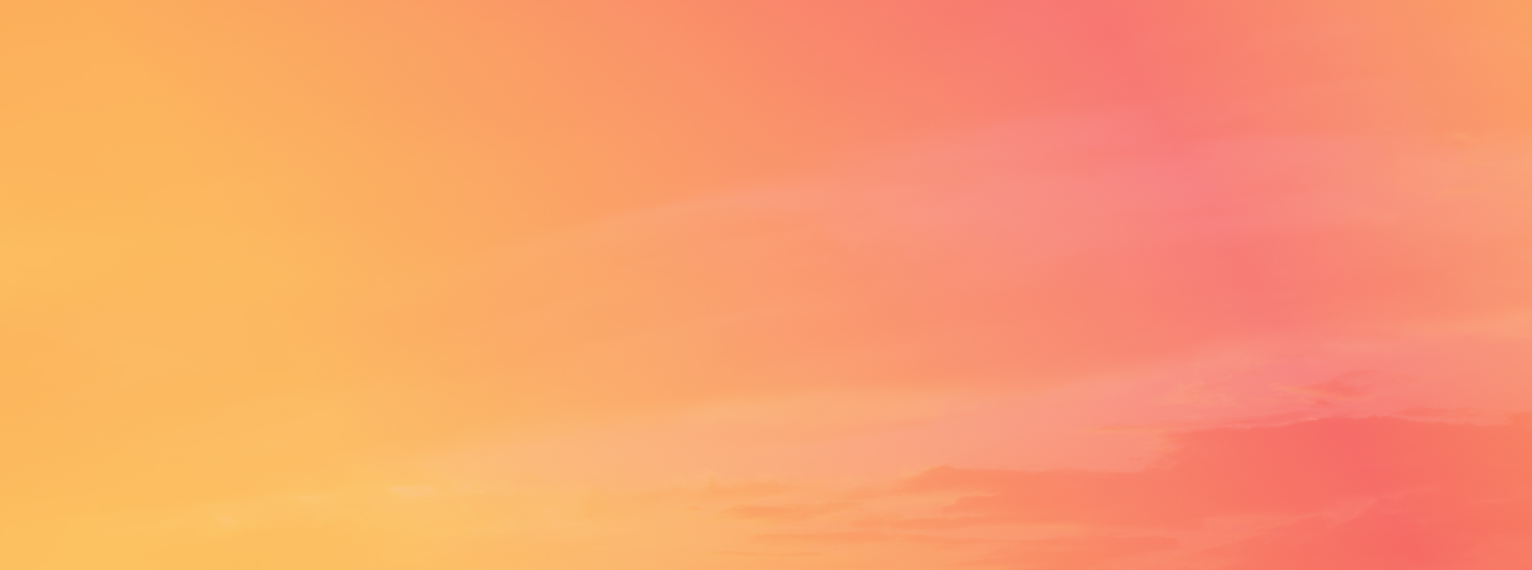 Orange Sky Hero Banner