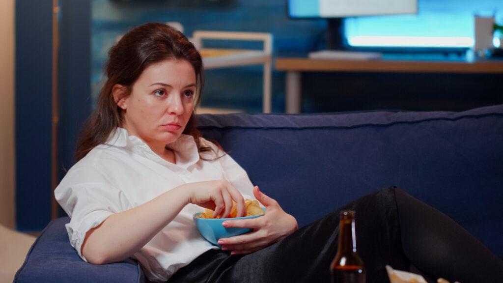 Woman Eating